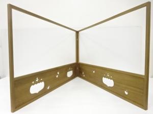 桐透かし　風炉先屏風